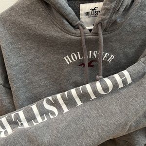 Hollister cropped sweatshirt
